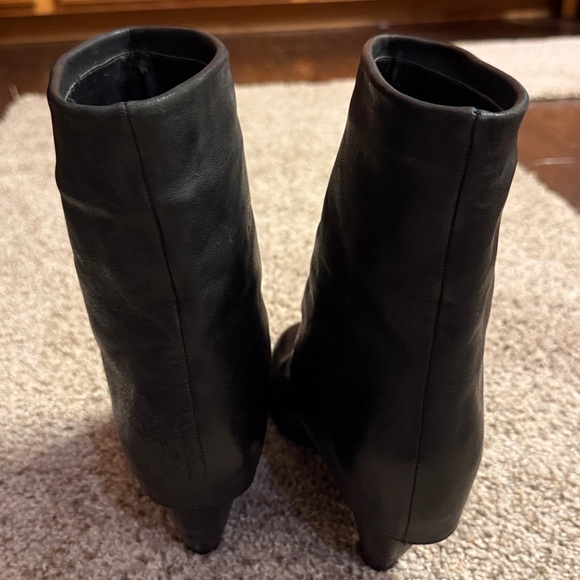 Trouve heeled boots. Size 6 1/2 Leather-upper used condition see photos - Picture 7 of 17